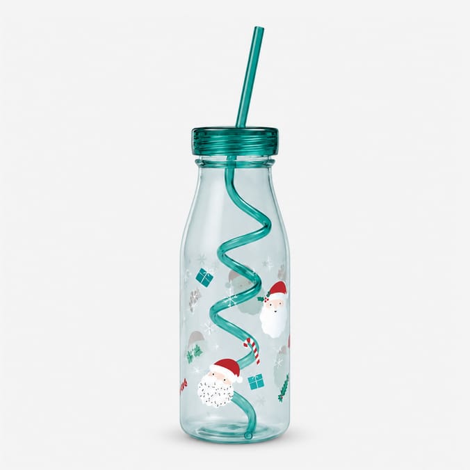 Sleigh Bells Swirly Straw Tumbler