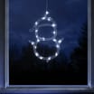 Prestige Battery Operated LED Snowman Hanging Window Light