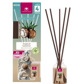 Cristalinas Reed Diffuser 25ml - Tropical Coconut