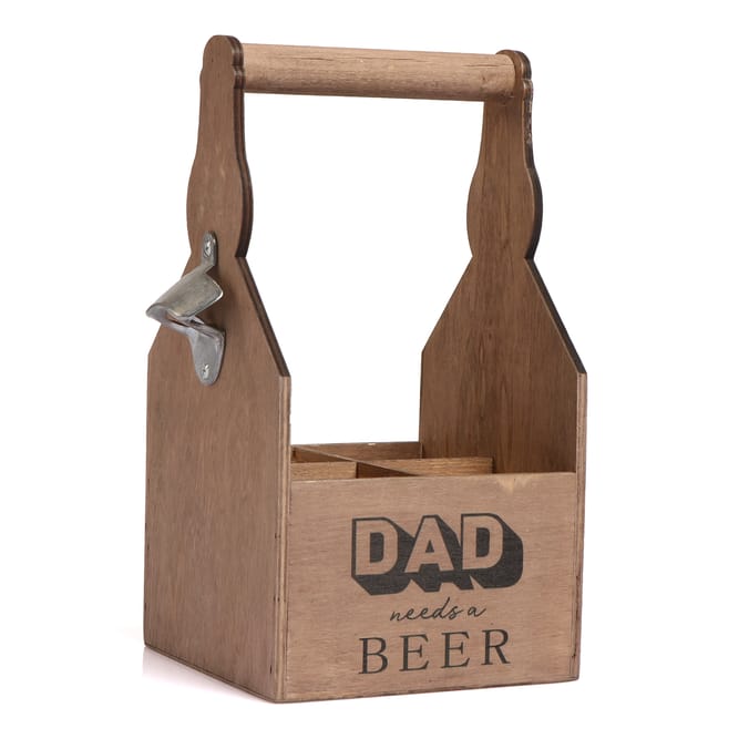 Just For You Dad 4x Beer Crate with Opener