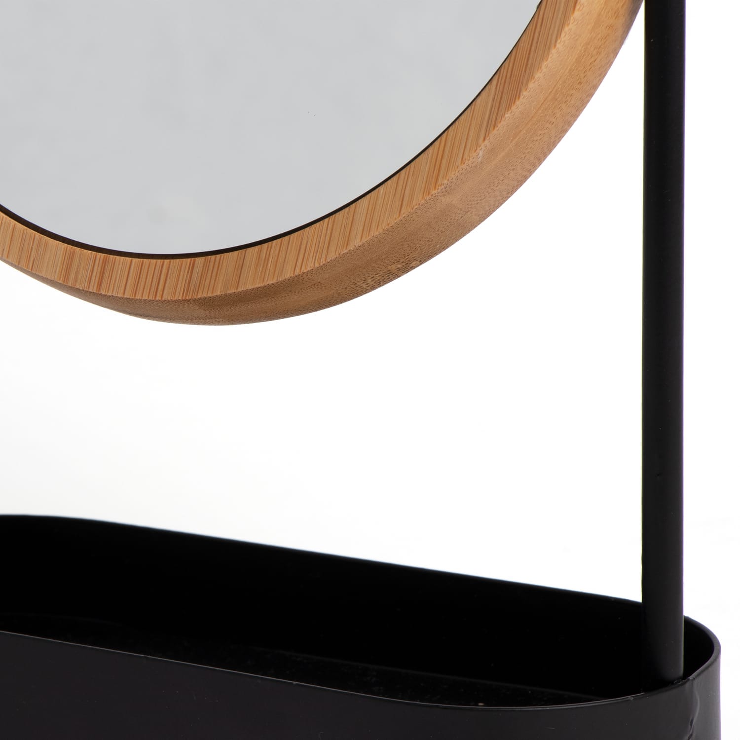 Bathroom Bamboo Mirror Home Bargains