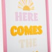 The Kids Edit Tufted Wall Art - Here Comes The Sun
