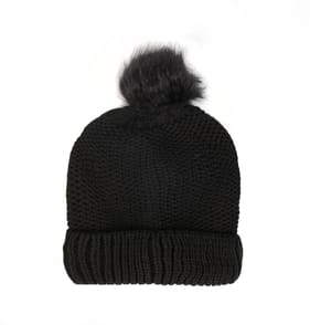 Originals Ladies Cable Pom Hat - Black