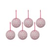Festive Feeling 10cm Baubles 6 Pack
