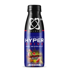 USN Select Ready-To-Drink Hyperdrive Pre-Workout 330ml - Watermelon Blast x12