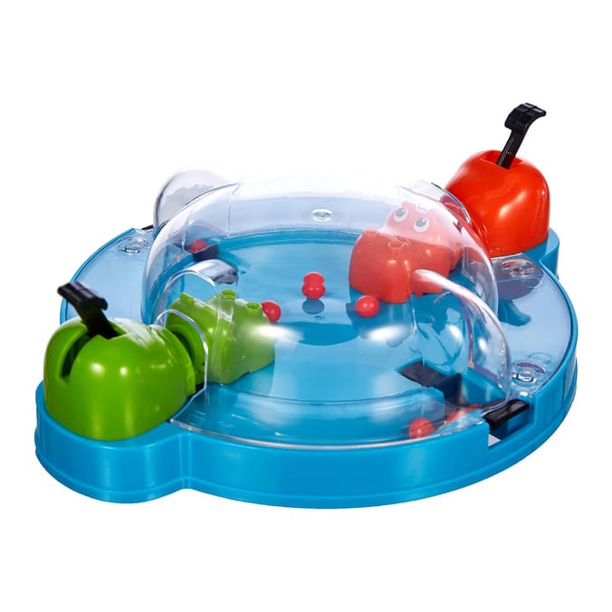 Hasbro Gaming Grab & Go Travel Game - Hungry Hungry Hippos