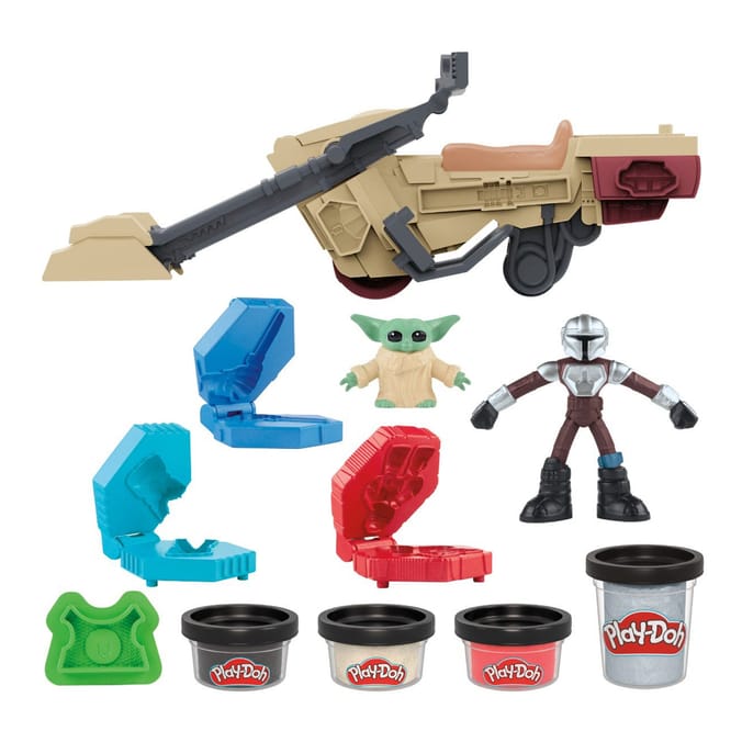 Play-Doh Star Wars The Mandalorian Launching Speeder Playset