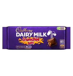 Cadbury Dairy Milk Crunchie Bits Chocolate Bar 180g