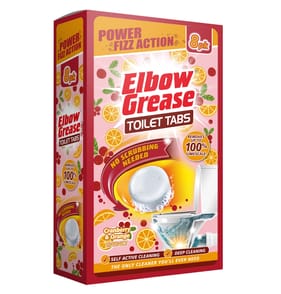 Elbow Grease Toilet Tablets 8 x 30g Cranberry & Orange 