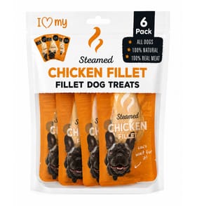 I Love My Pet Chicken Fillet Dog Treats 6 Pack