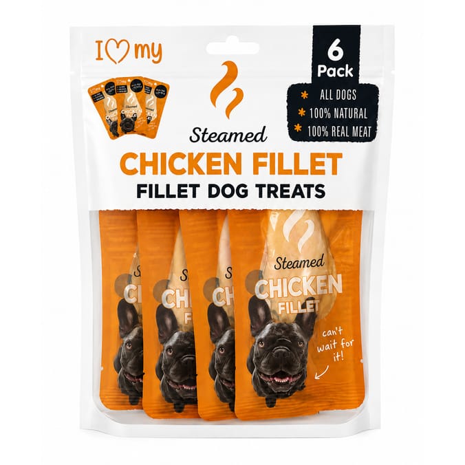 I Love My Pet Chicken Fillet Dog Treats 6 Pack