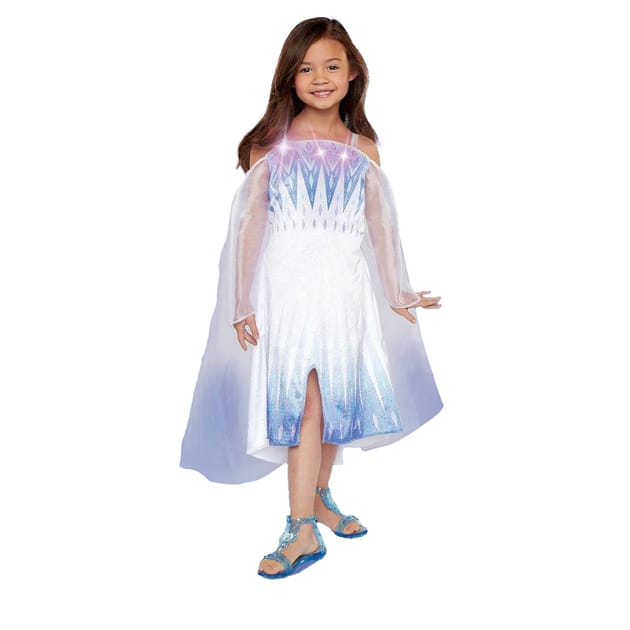 Frozen dress with lights and music cheap