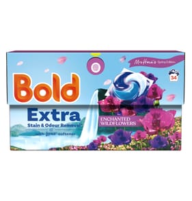 Bold Extra Pods Washing Liquid Capsules 34W - Enchanted Wildflowers