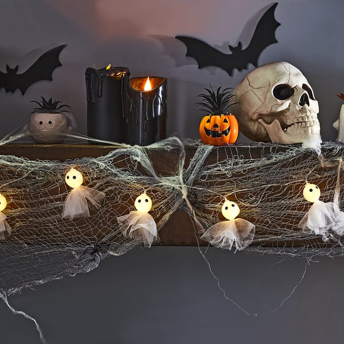 Haunted House 8 LED String Lights - Ghost