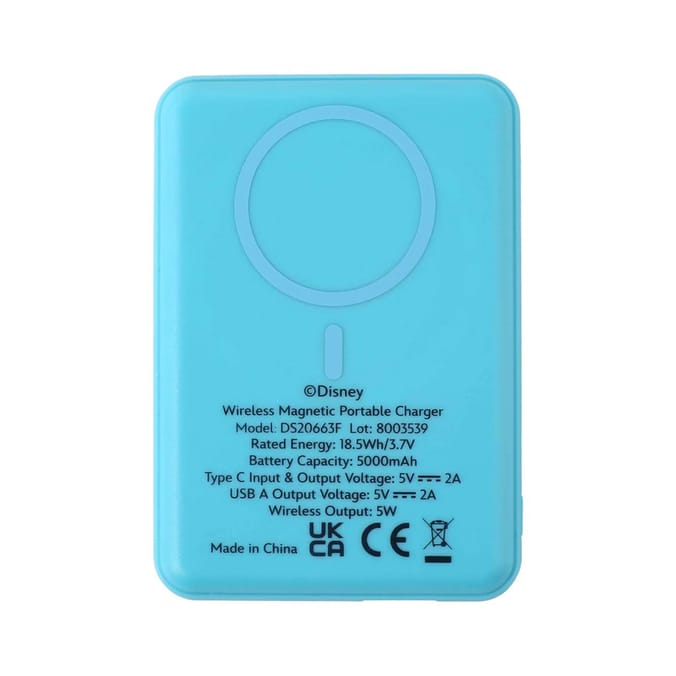 Disney Stitch 5000mAh Magnetic Power Bank - Kawaii