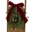 Festive Feeling Alpine Woods Hanging Ski Sledge