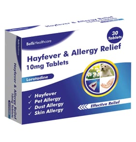 Bell's Healthcare Hayfever & Allergy Relief 10mg Tablets Loratadine 30s