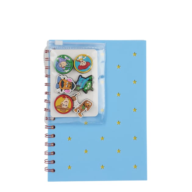 Toy Story Notebook With Budges | Home Bargains