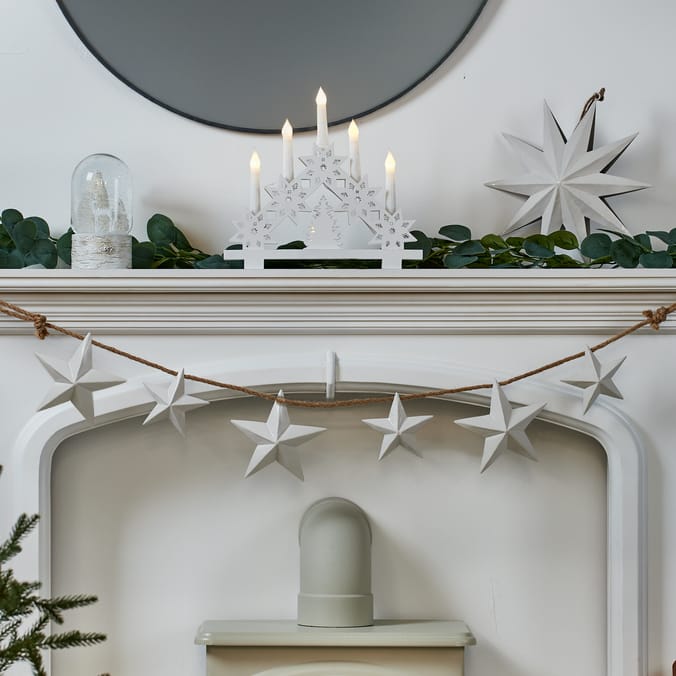 Nordic Spirit Metal Star Garland