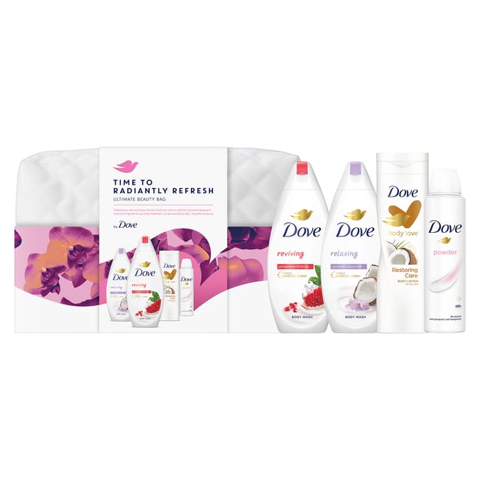 Dove Time To Radiantly Refresh Ultimate Beauty Bag Gift Set