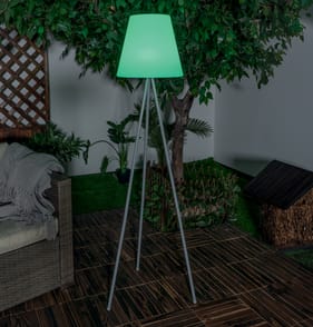 The Outdoor Living Collection Solar Tripod Floor Lamp