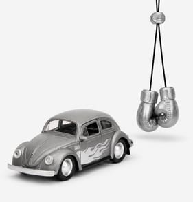 Jada Punch Buggy 1959 VW Beetle & Boxing Gloves - Silver