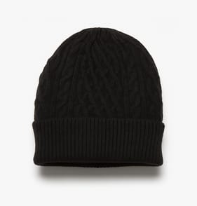 Originals Winter Cable Knit 3M Thinsulate Hat - Black