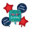 Lets Party Foil Balloon Birthday Bouquet