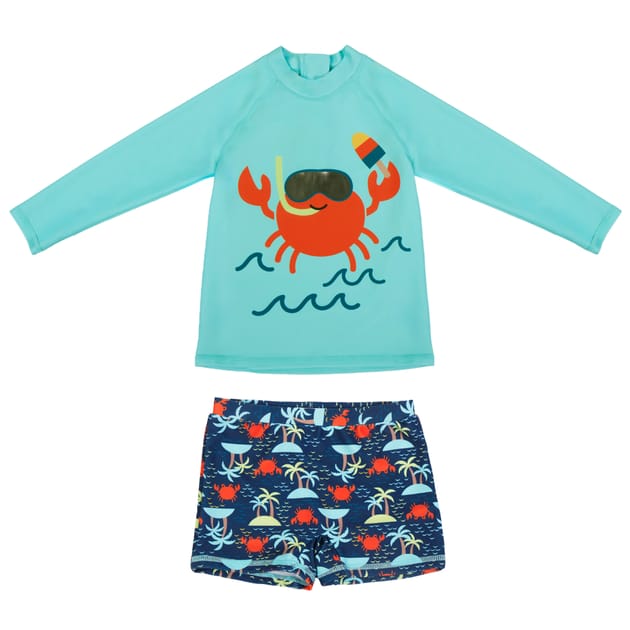 2 PC Swim Suit w/Crawfish main image 0