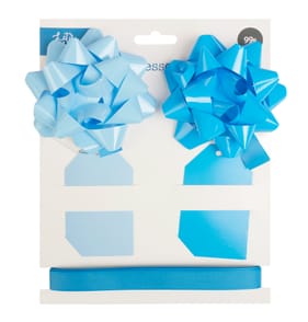 Lets Party Gift Tag Set - Blue
