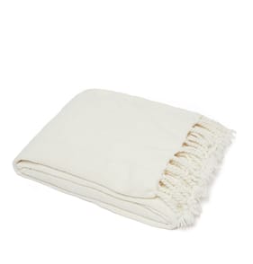 Home Collections Chenille Throw - White