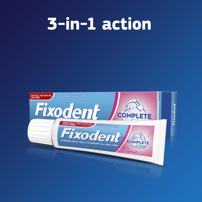 Fixodent Denture Adhesive Cream Complete Original 65g