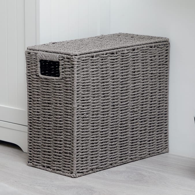 Grey Lidded Caddy