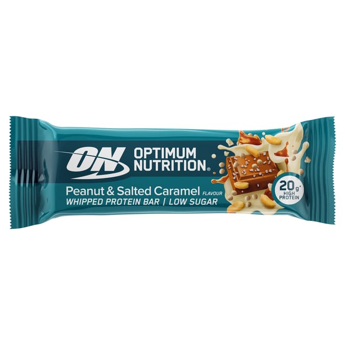 Optimum Nutrition Whipped Peanut & Salted Caramel Protein Bar 68g x 10
