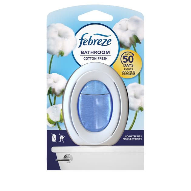 Febreze Bathroom Air Freshener - Cotton Fresh | Home Bargains