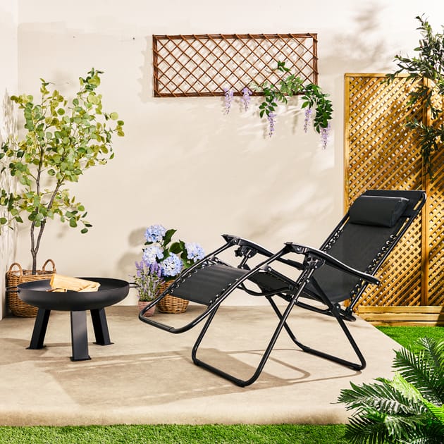 Sun Lounger Small Reclining Garden Chairs The Outdoor Living
