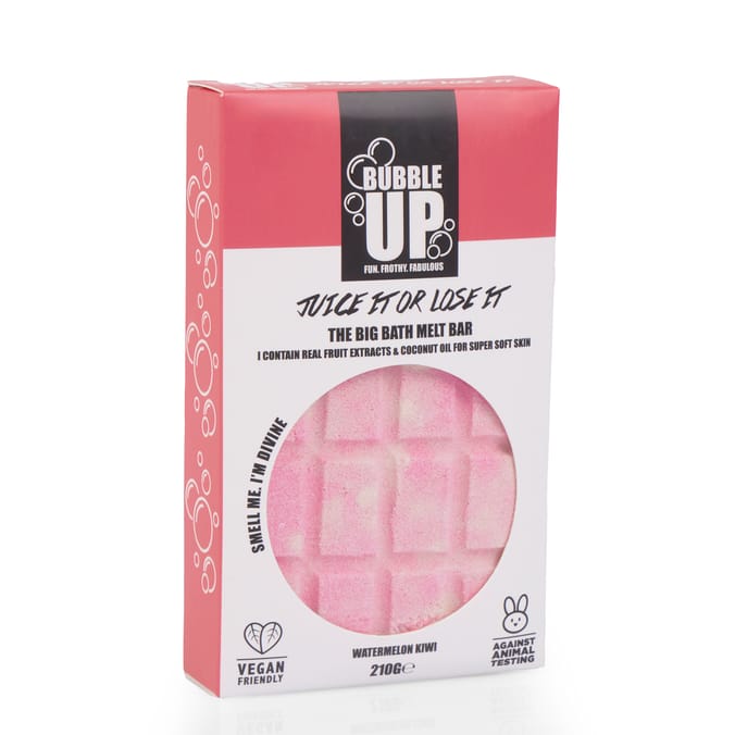 Bubble Up Bath Melt Bar 210g - Watermelon Kiwi 