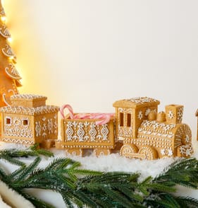 Gingerbread Train Decoration