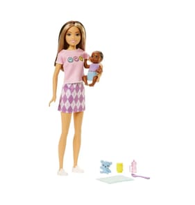 Barbie Skipper Babysitter Doll & Accessory - Pink Top