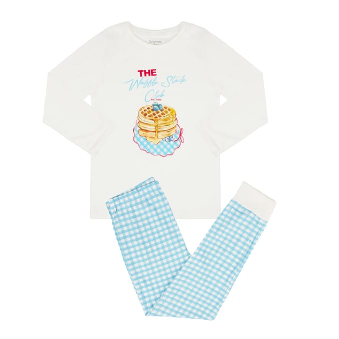Originals Kids Waffle Print Pyjamas