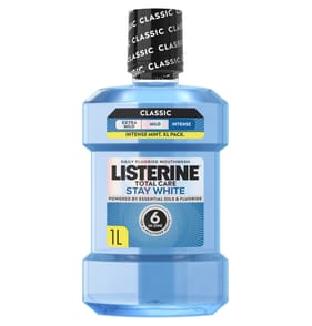 Listerine Total Care Stay White Intense Taste Classic Mouthwash 1l