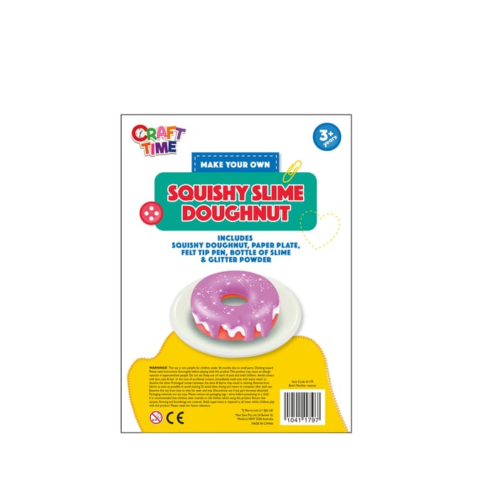 Craft Time Make Your Own Squishy Slime Doughnut