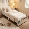 Liberty House Toys Toddler Bed With Built-In Bookshelf