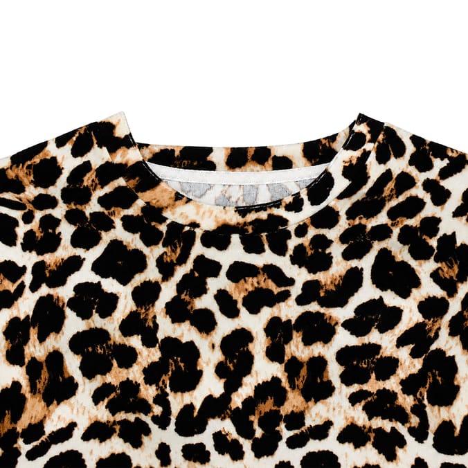 Originals Ladies Leopard Print Fleece Pyjamas