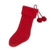 Winter Charm Christmas Chunky Knit Stocking