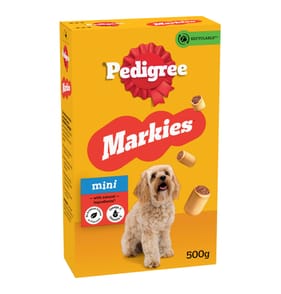 Pedigree Markies Biscuits Mini Dog Treats 12 x 500g
