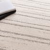 Asiatic Oslo Broken Stripes Rug OS05 - Cream/Grey