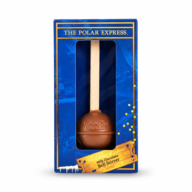 The Polar Express Milk Chocolate Bell/Train Stirrer 30g