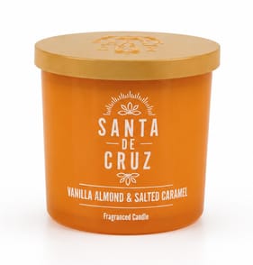  Santa De Cruz Scented Candle Jar 350g - Vanilla Almond & Salted Caramel 