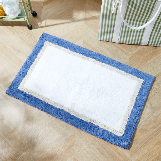 Tufted Boarder Bath Mat